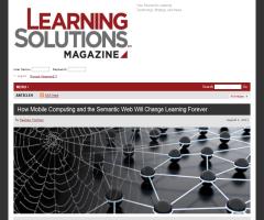 How mobile computing and the semantic web will change learning forever