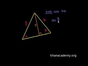 Prueba: ley de senos (Khan Academy Español)