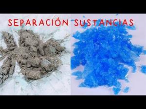 Separación de sustancias: filtrado y cristalización