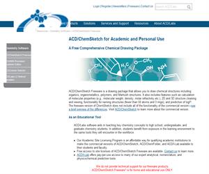 ACD/ChemSketch Freeware: Dibuja estructuras, reacciones y esquemas químicos