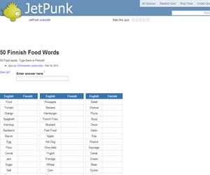 50 Finnish Food Words
