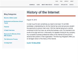 La historia de Internet (onlinemba.com)