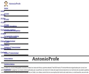 Física y química con AntonioProfe