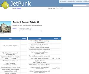 Ancient Roman Trivia 2