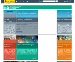 Recursos educativos del Instituto Nacional de Tecnologías Educativas y de Formación del Profesorado (INTEF)