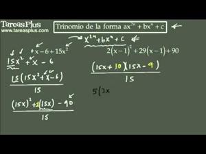Casos de factorización tanteo para trinomios de la forma ax2n+bxn+c 2