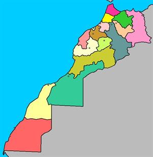 Mapa interactivo de Marruecos: regiones y capitales (luventicus.org)