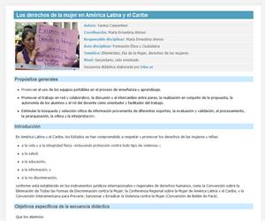 Los derechos de la mujer en América Latina y el Caribe