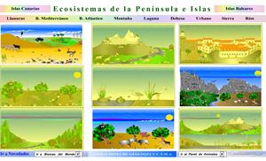 La protección del medioambiente. Los ecosistemas de la península y de las islas