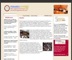 PERARES. Public Engagement with Research And Research Engagement with Society | RTD, FP7 European Commission (2010-2014).