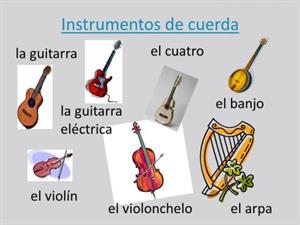 Nombres de los instrumentos de cuerda
