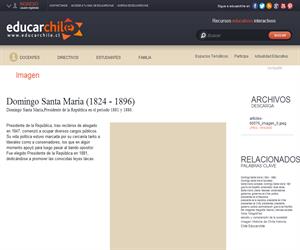 Domingo Santa María (1824 - 1896) (Educarchile)