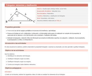 Triángulos elementos y clasificación