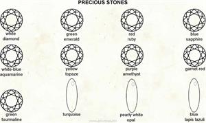 Precious stones  (Visual Dictionary)