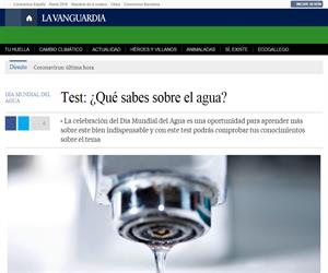 Test: ¿Qué sabes sobre el agua? (La Vanguardia)