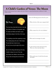 A Child’s Garden of Verses: The Moon