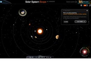 Simulador del Sistema Solar (solarsystemscope.com)