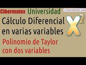Polinomio de Taylor en dos variables. Cibermatex