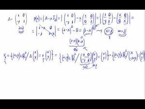 Diagonalización de una matriz 2x2