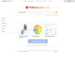 Estadísticas personalizadas y privadas de Facebook a través de Wolfram Alpha
