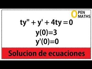 Solución de ecuaciones usando la Transformada de Laplace