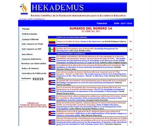 Hekademus, Revista Cientifica de la Fundacion Iberoamericana para la Excelencia Educativa