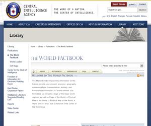 The World Factbook: las estadísticas de la CIA