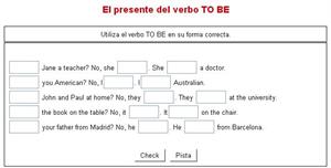 Ejercicios Practicos De Ingles Con El Verbo To Be Didactalia