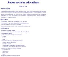 Curso CPR de Logroño 'Redes sociales educativas'