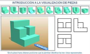 Introducción a la visualización de piezas. Ejemplo 5. Dibujo Técnico