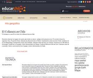 El Collasuyu en Chile (Educarchile)