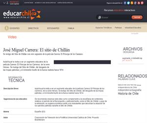 José Miguel Carrera: El sitio de Chillán (Educarchile)