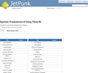 Spanish Translations of Song Titles 4