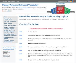 Free online lesson from Practical Everyday English