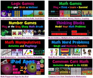 mathplayground.com: matemáticas (en inglés) para educación infantil y primaria