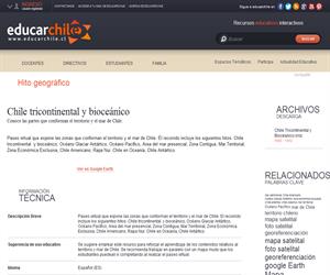 Chile tricontinental y bioceánico (Educarchile)