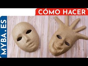 Cómo hacer y decorar Máscaras de Carnaval DIY. Máscaras venecianas de papel maché