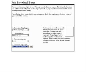 Print Free Graph Paper  te facilita la representación gráfica de logaritmos, planos cartesianos, etc