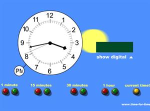 Herramienta educativa: aprender las horas (Time for Time)
