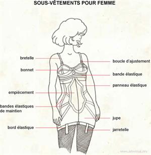 Sous-vêtements femme (Dictionnaire Visuel)