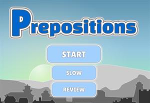 Prepositions game