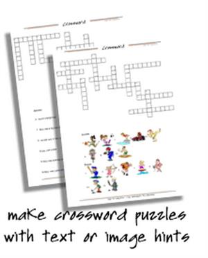 Crossword Maker. Generador de crucigramas para aprender y practicar vocabulario