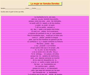 39ª Ficha de ortografía de Don Quijote de la Mancha