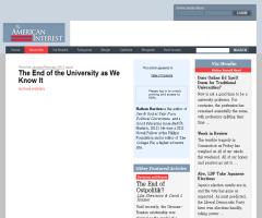 The End of the University as We Know It | The American Interest
