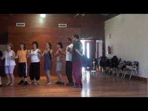 Tsakonicos, danza de Grecia -Peloponeso-Curso de Fernando Polanco Uyá , en  Maoño (Cantabria) 2012-