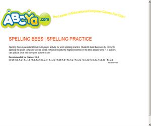 Spelling Bees, juego para practicar ortografía inglesa