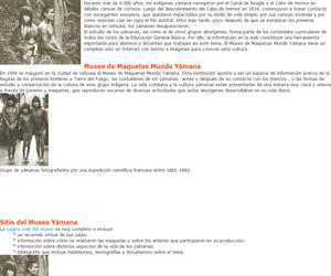 Un museo sobre los yámana en la Web
