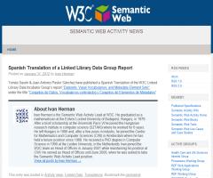 Spanish Translation of a Linked Library Data Group Report