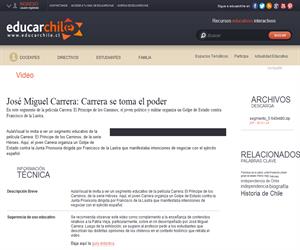 José Miguel Carrera: Carrera se toma el poder (Educarchile)
