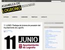 11 JUNIO: Participa de la toma de posesión del Ayuntamiento de Logroño (Asamblea Logroño)